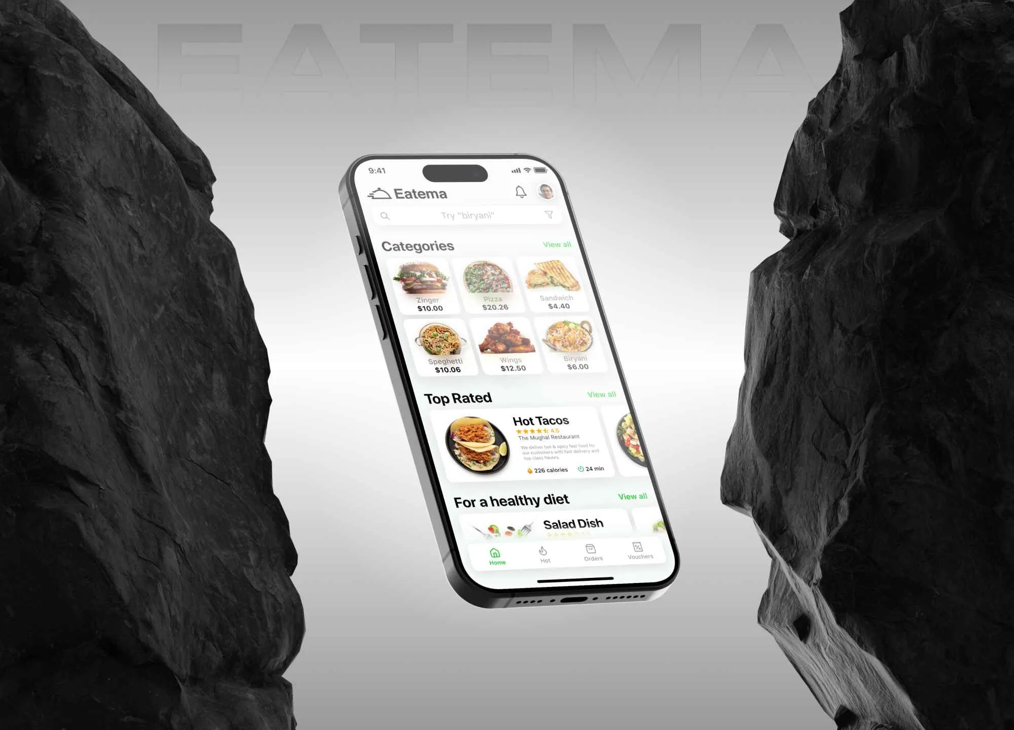 Eatema Food Delivery App